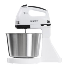 SOKANY Electric Mixer Stand Mixing Bowl Cream Dough FoodEgg Blender Whisk