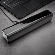 HIPER SONG Dual - Lautsprecherfunktion Schwarzstreifen - Subwoofer USB2. 0 Computerlautsprecher