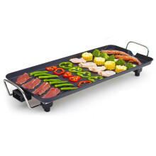 Electric Oven Home Smokeless Barbecue Iron Plate Barbecue Meat Electromechanical Baking Tray Korean Korean Barbecue Pot Baking Pan Non-Stick