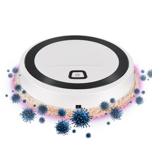 UV Lamp Intelligent Sterilization Mop Machine Mini Moping Robot Automatic USB Charging Sweeper Robot Cleaner UV Sterilization Floor Robot