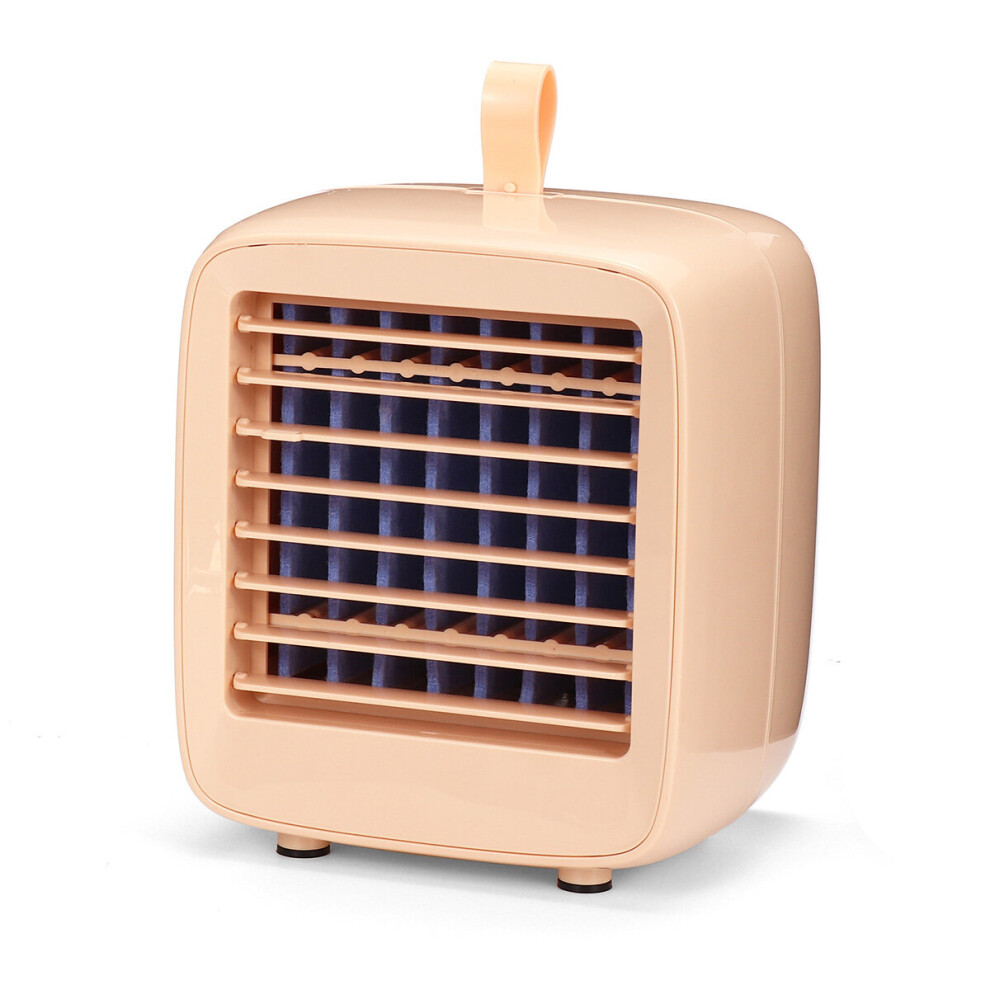 Portable Mini Air Conditioning Fan USB Air Humidifier Purifier Cooler Fan 2 Gear Cooling Fan for Home Office