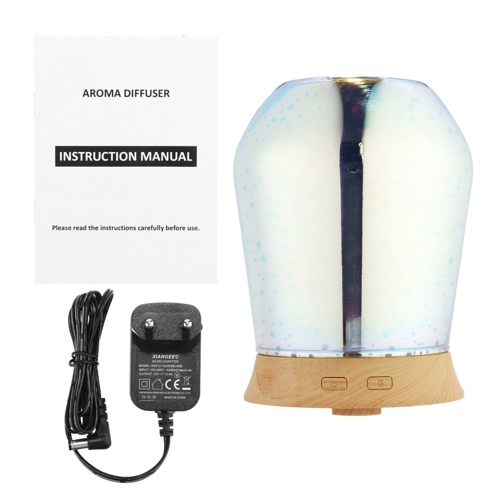 3D Led Ultrasonic Diffuser Humidifier Aromatherapy Essential Oil Diffuser Mist Humidifier Size 1