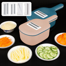 4 in 1 Professional Slicer Fruit Vegetable Veg Peeler Cutter Chopper With Basket