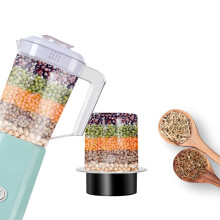 TiNGBAR QY-SOS 2 In 1 Portable Mini Juicer 220V 250W Blender Shaker Vegetable Fruit Mixer for Kitchen