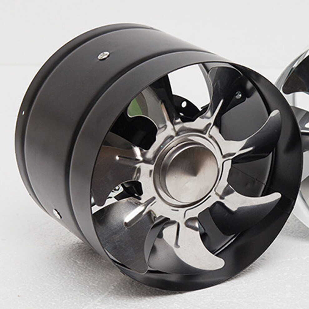 6Inch Inline Duct Fan Booster Exhaust Blower Air Cooling Vent Metal Blades 192746747681