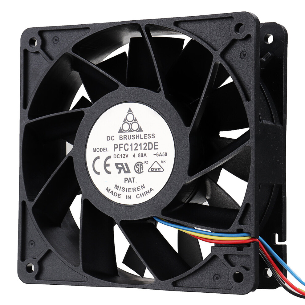 4Pin Strong Airflow 5000Rpm Cpu Cooling Fan For Antminer Bitmain S7 S9 6900619680270