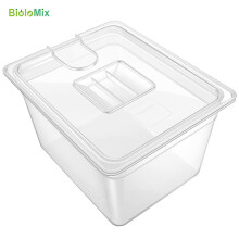 BioloMix Sous Vide 11L Special Water Tank for Slow Boiler with Cover for Kitchen