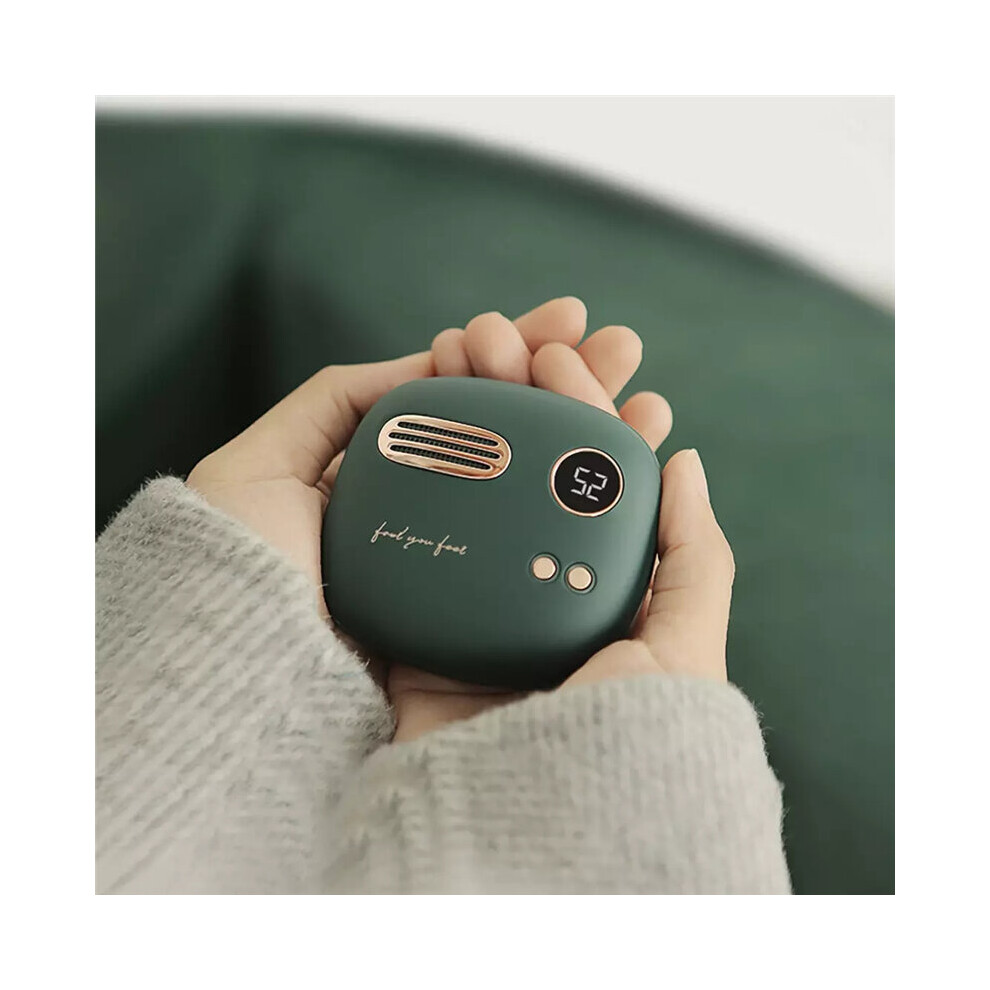 2 In 1 Hand Warmer Mini Mobile Power Bank Usb Rechargeable 5000Mah Long Battery Life Electric Warming Treasure 6900076483261