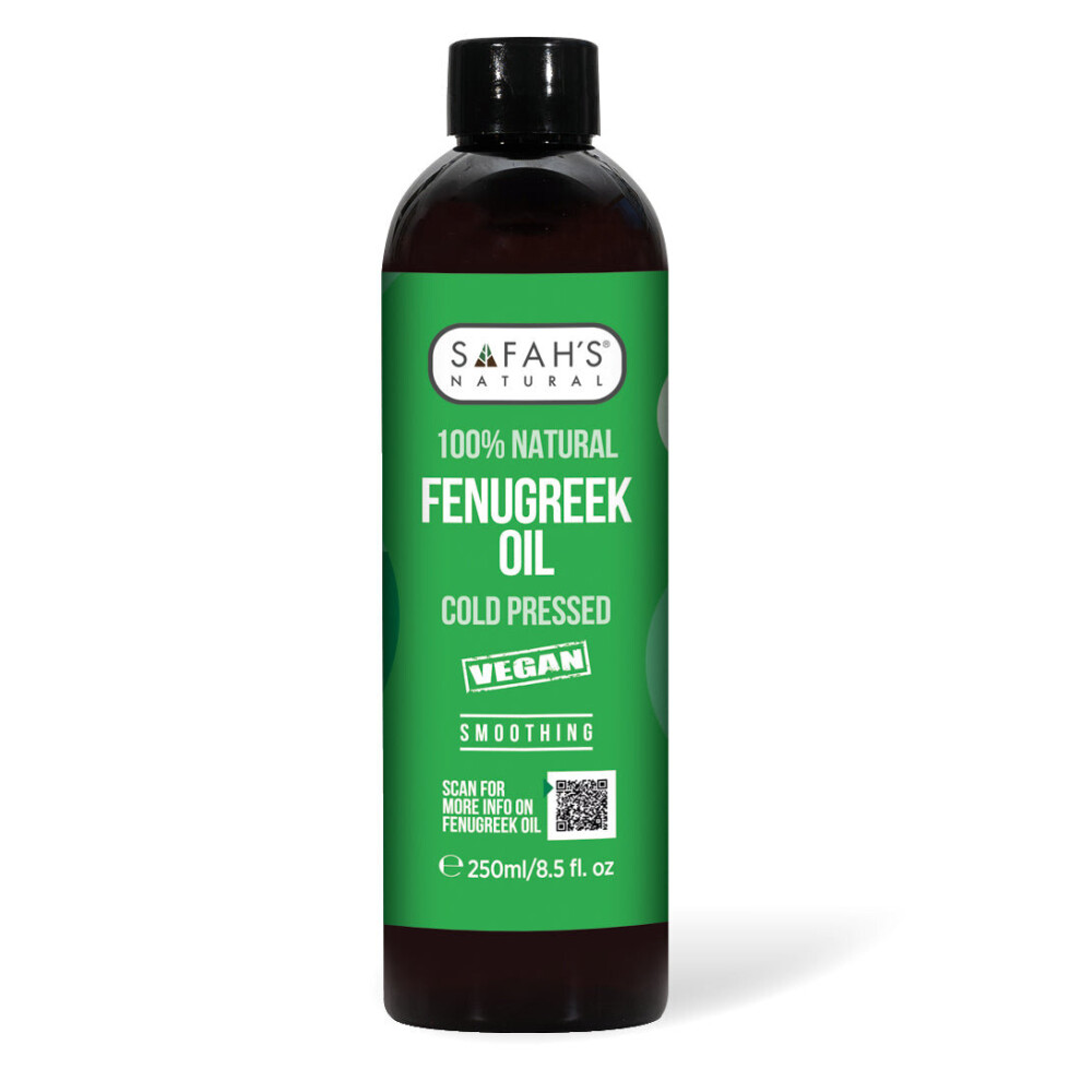 Safah's Natural Cold Pressed 100% Natural Fenugreek Oil 250 Ml