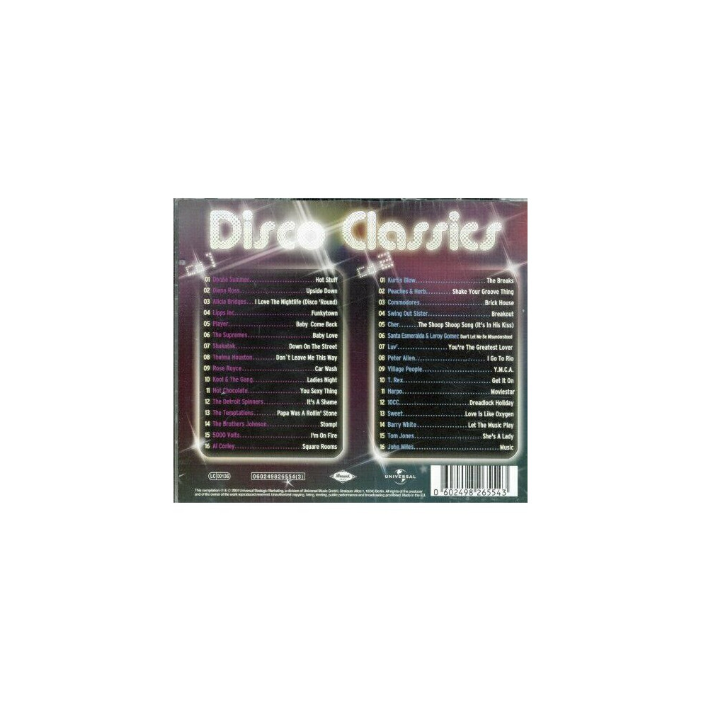 Cd Various Disco Classics