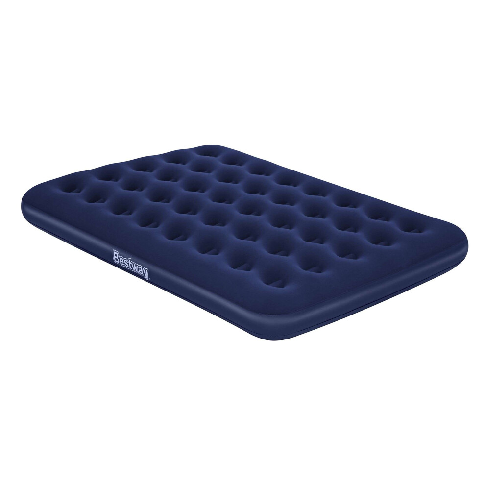 Bestway Flocked Double Airbed 1.91M X 1.37M X 22Cm