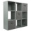 Charles Jacobs (3 Grey Drawers) Charles Jacobs Grey 9 Cube Open Book Shelf Storage 1