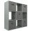 Charles Jacobs (5 Grey Drawers) Charles Jacobs Grey 9 Cube Open Book Shelf Storage 1