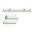 Living And Home (60CM) Tempered Glass 6MM Wall-Mounted Bathroom Shelf 6