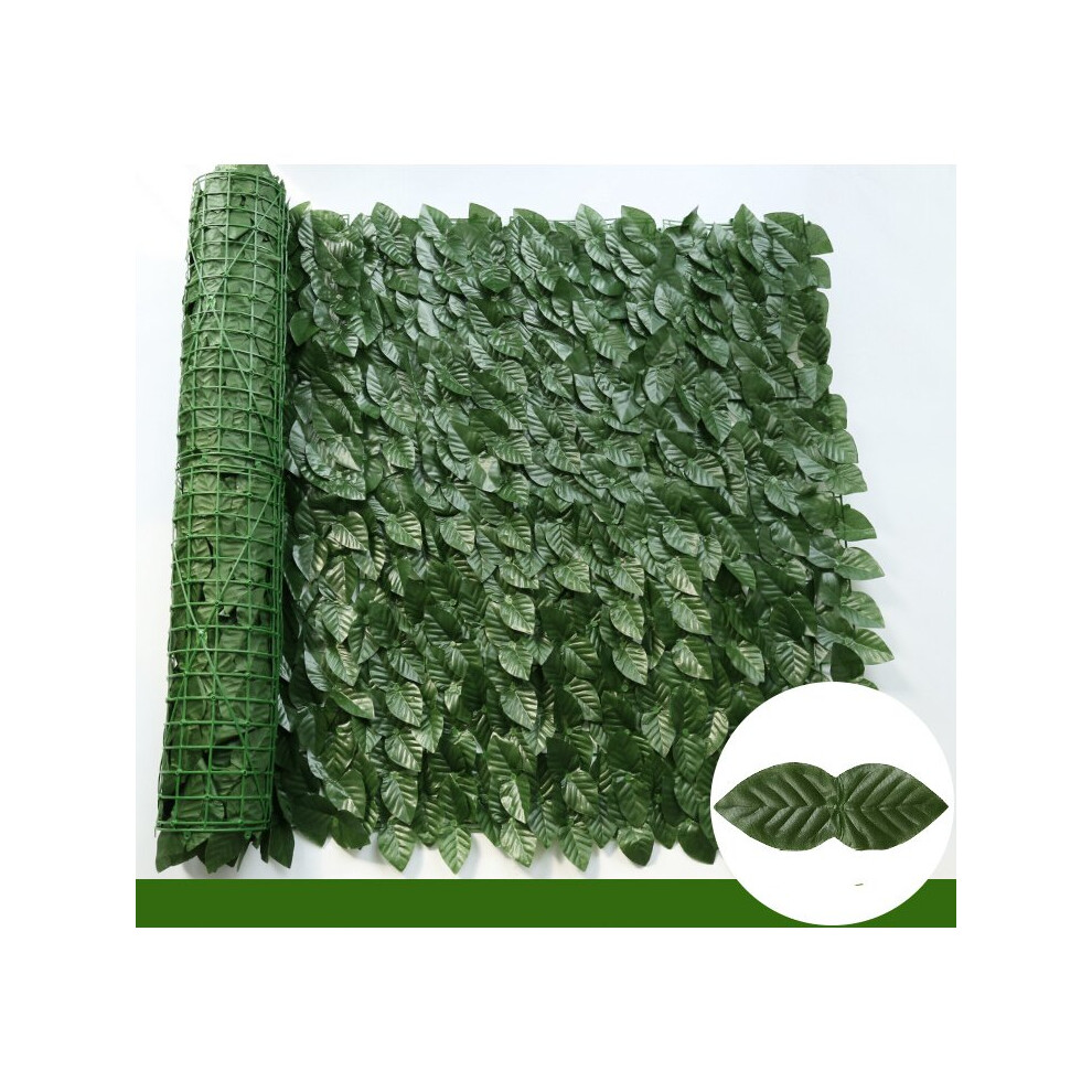 (50X300cm, Dark Green Dill) 50X200cm Artificial Ivy Hedge Green Leaf Fence Panels Faux Privacy Fence Screen For Home Outdoor 914207818026