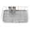 Living And Home Metal Dish Drying Rack Dish Drainer Rack with Removable Tray 4