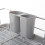 Living And Home Metal Dish Drying Rack Dish Drainer Rack with Removable Tray 10