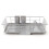 Living And Home Metal Dish Drying Rack Dish Drainer Rack with Removable Tray 5