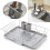 Living And Home Metal Dish Drying Rack Dish Drainer Rack with Removable Tray 2