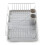 Living And Home Metal Dish Drying Rack Dish Drainer Rack with Removable Tray 6