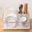 Living And Home Kitchen Dish Rack Drainer with Removable Drain Board 2