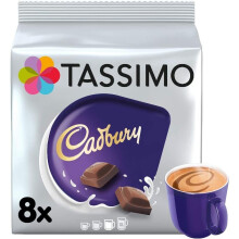 Tassimo Cadbury Hot Chocolate Pods x8 (Pack of 5, Total 40 Drinks)