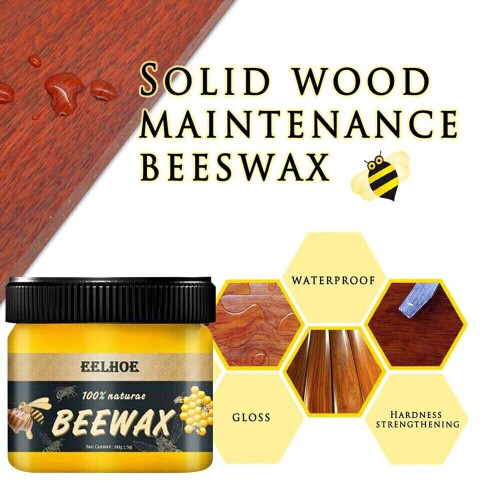 Beewax Polish Honey Wax Maintenance Leather Care Protect Wood Furniture