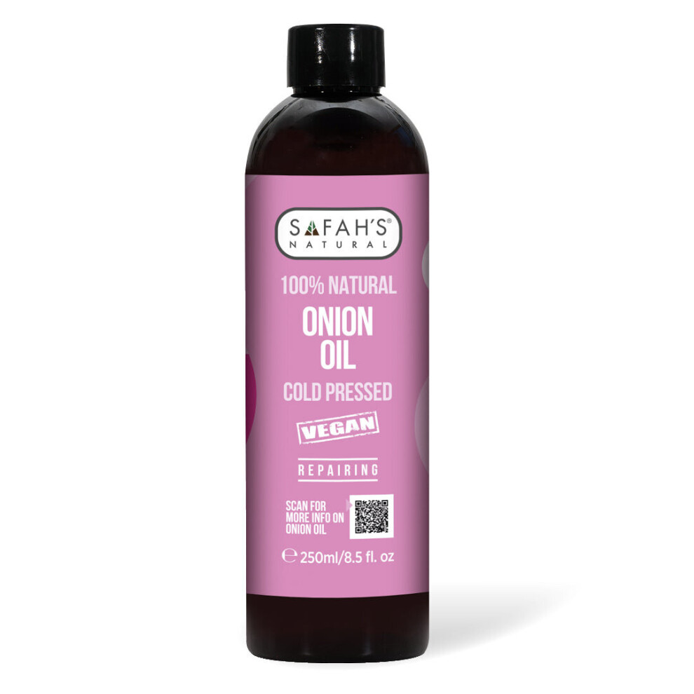 Safah's Natural Cold Pressed 100% Natural Onion Oil 250Ml