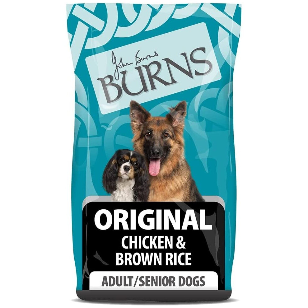 Burns Pet Nutrition Hypoallergenic Complete Dry Dog Food Adult and Senior Dog Original Chicken and Brown Rice 2 kg