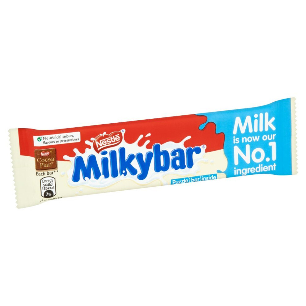 Milkybar White Chocolate Medium Bar 25g (Pack of 40)