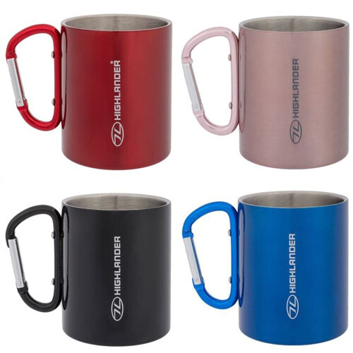 Highlander Highlander Karabiner Mug Pink, Red, Blue or Black