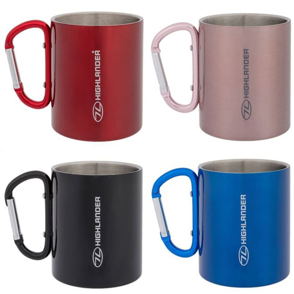 Highlander Karabiner Mug Pink, Red, Blue or Black