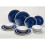 Flamefield Azure 12 Piece Dinner Set Premium Melamine (Plastic) 1