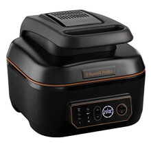 Digital Air Fryer and Multicooker - 7 Cooking Functions Including Airfryer, Slow Cooker, Grill, Roast and Bake, 5.5 Litre Capacity, Black