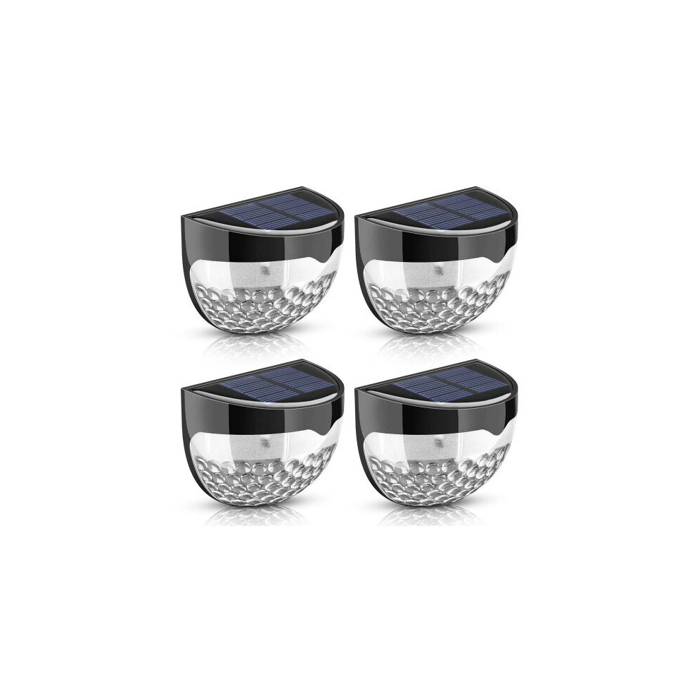 (4PCS) Solar Door Fence Wall Outdoor Garden Lights