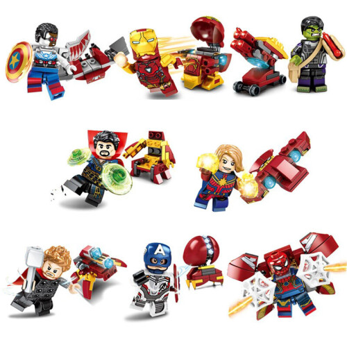 (Style C 8PCS) 12pcs Marvel Superheroes Minifigures Toys Fit Lego on OnBuy