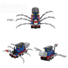 Choochoo Charles 215pcs Spider Train Monster Blu Building Block Kid Toy Horror