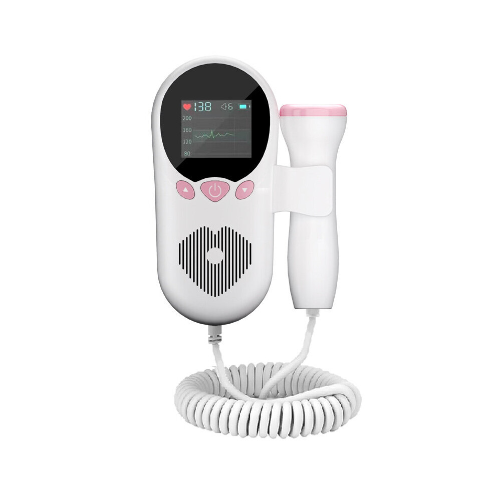 (Curve) Meter Heart Fetal For Pregnant Women Baby Heart Rate Digitalcurve Monitor Probe