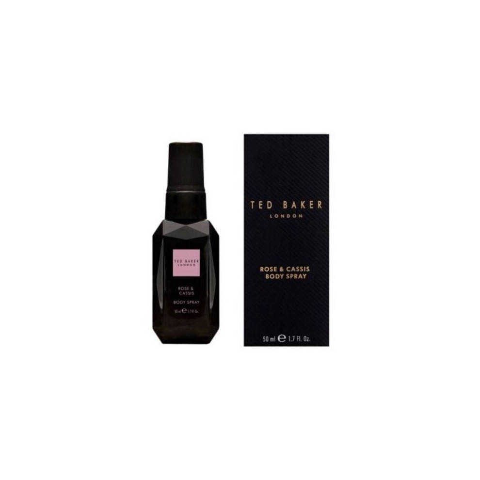 Ted Baker Mini Body Spray Rose and Cassis 50ml Ladies Perfect Gift Set