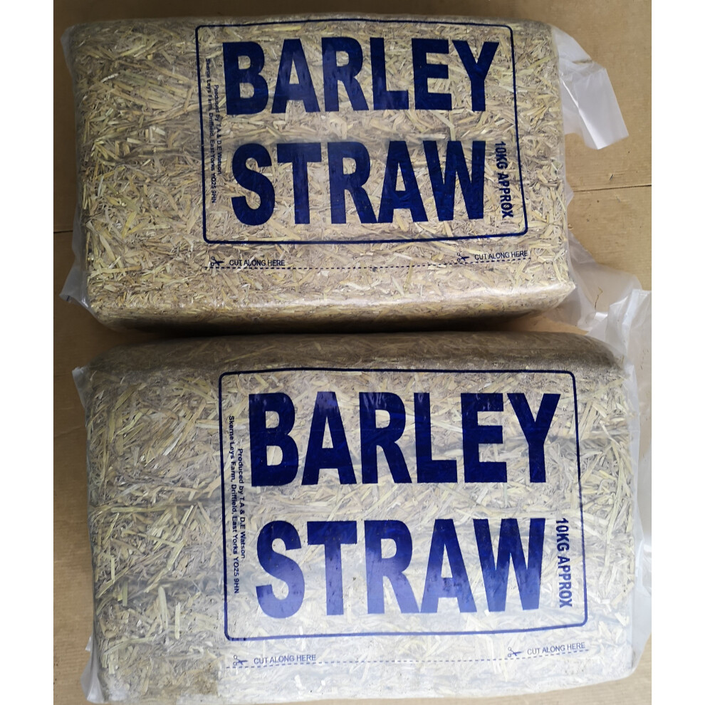 Barley Straw 10Kg - 2 Pack