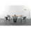 Diameter 120cm Round Lyon Oak Veneer Round Dining Table 2