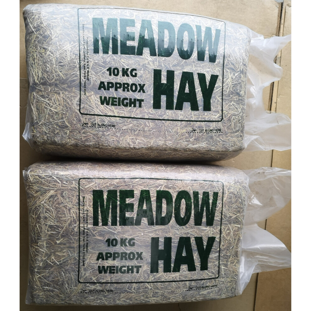 Meadow Hay 10Kg - 2 Pack