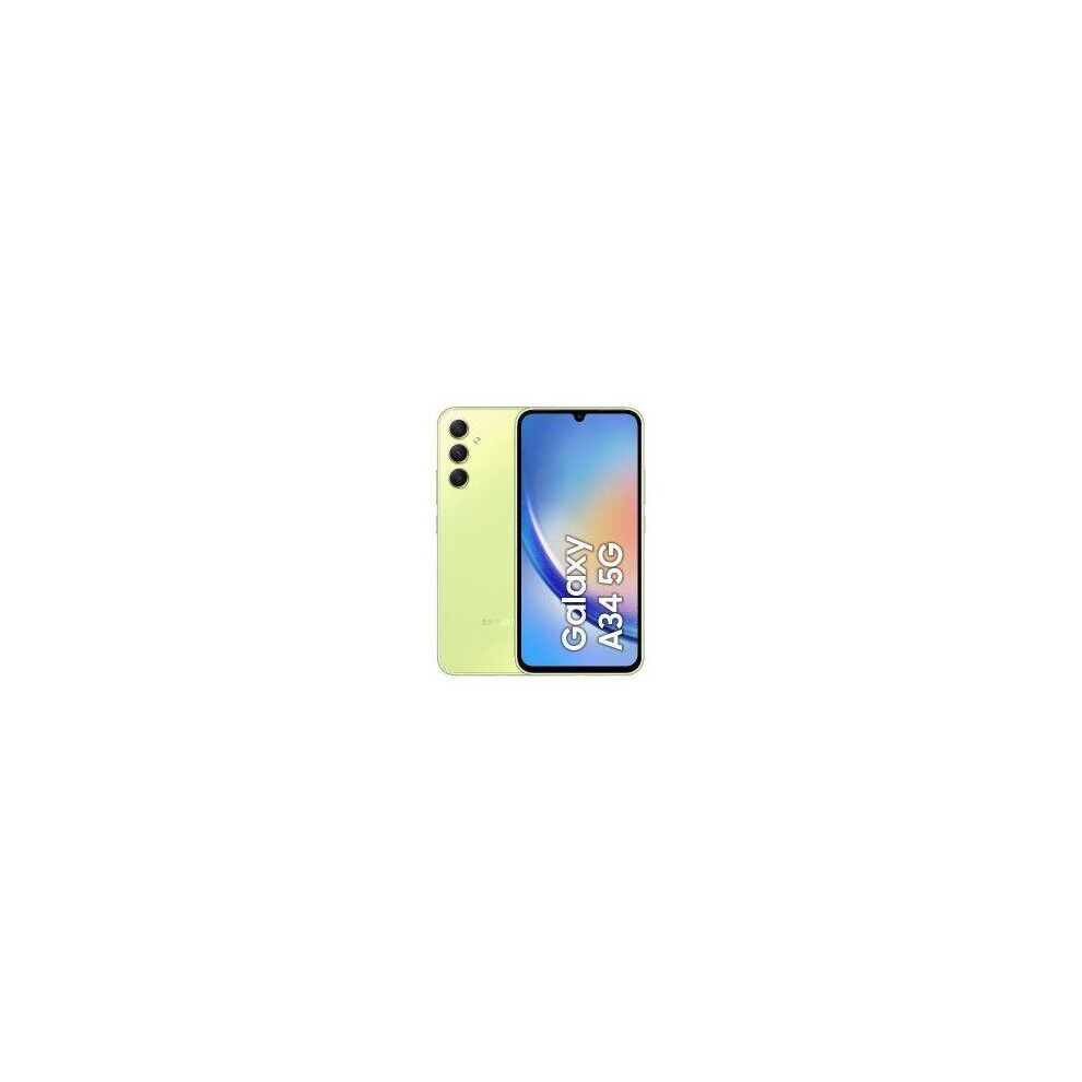 Samsung SM-A346 Galaxy A34 8+256GB 6.6" 5G Lime ITA