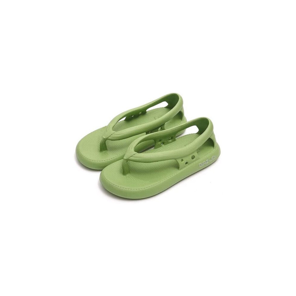 (  Green,   CN35-36) Bazuo Sandals, Unisex Summer Beach Sandals Non-slip Outdoor Couple Slippers
