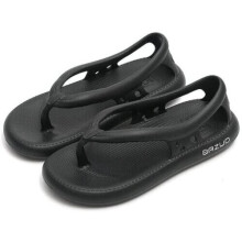(  Black,   CN35-36) Bazuo Sandals, Unisex Summer Beach Sandals Non-slip Outdoor Couple Slippers