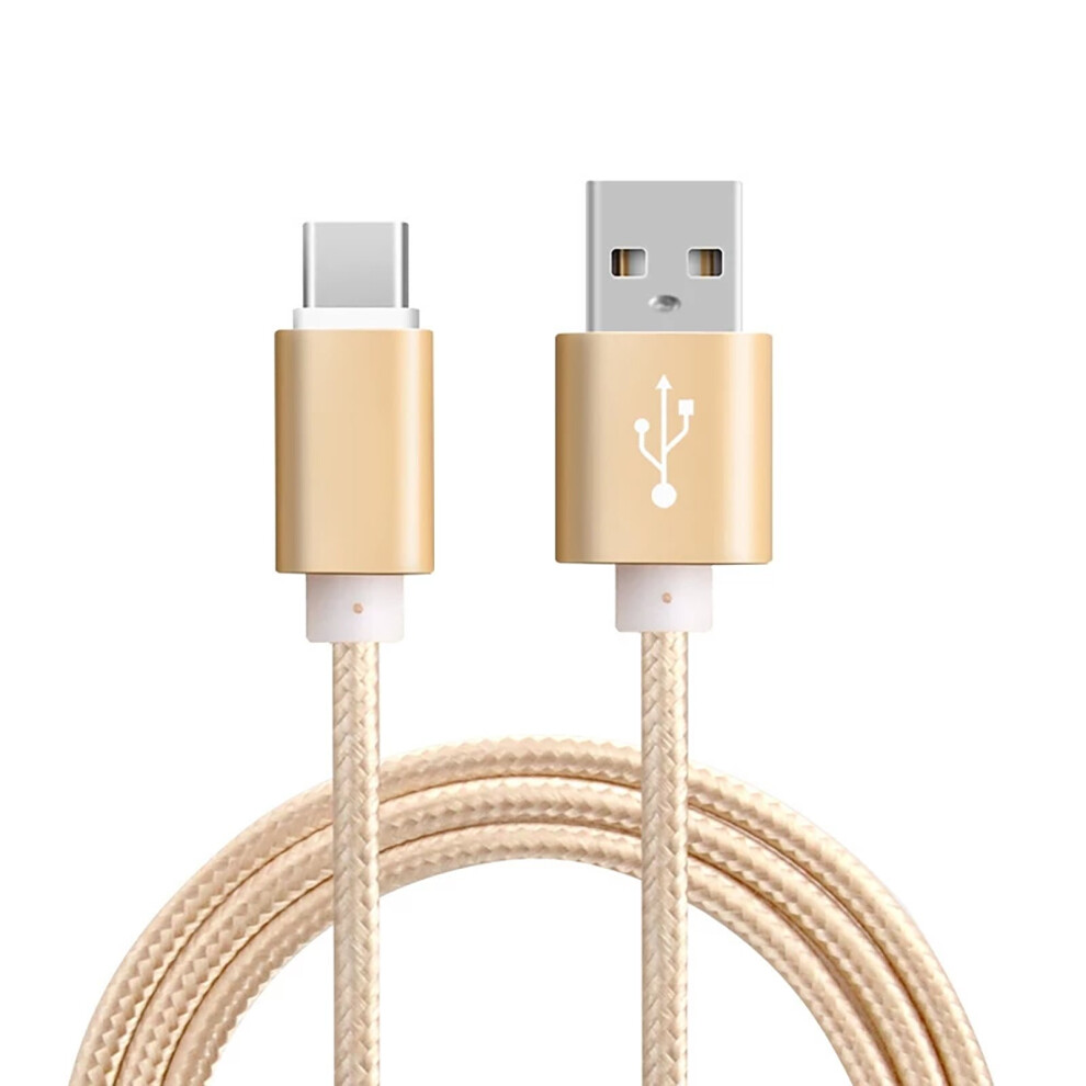 (20 Cm) Type-C Braided Fast Data Charger Cable Cord For Motorola Moto Razr G22 G51 G62 5G G32 G6 G7 G8 G9 20 30 Pro Fusion E7 E22i 3147102026723