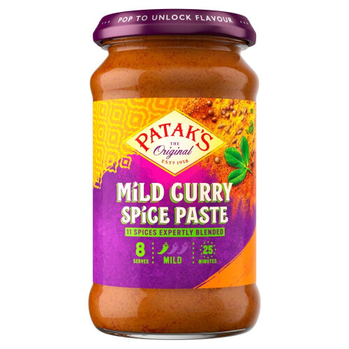 Patak's Mild Curry Spice Paste 283g (Pack of 6) 1