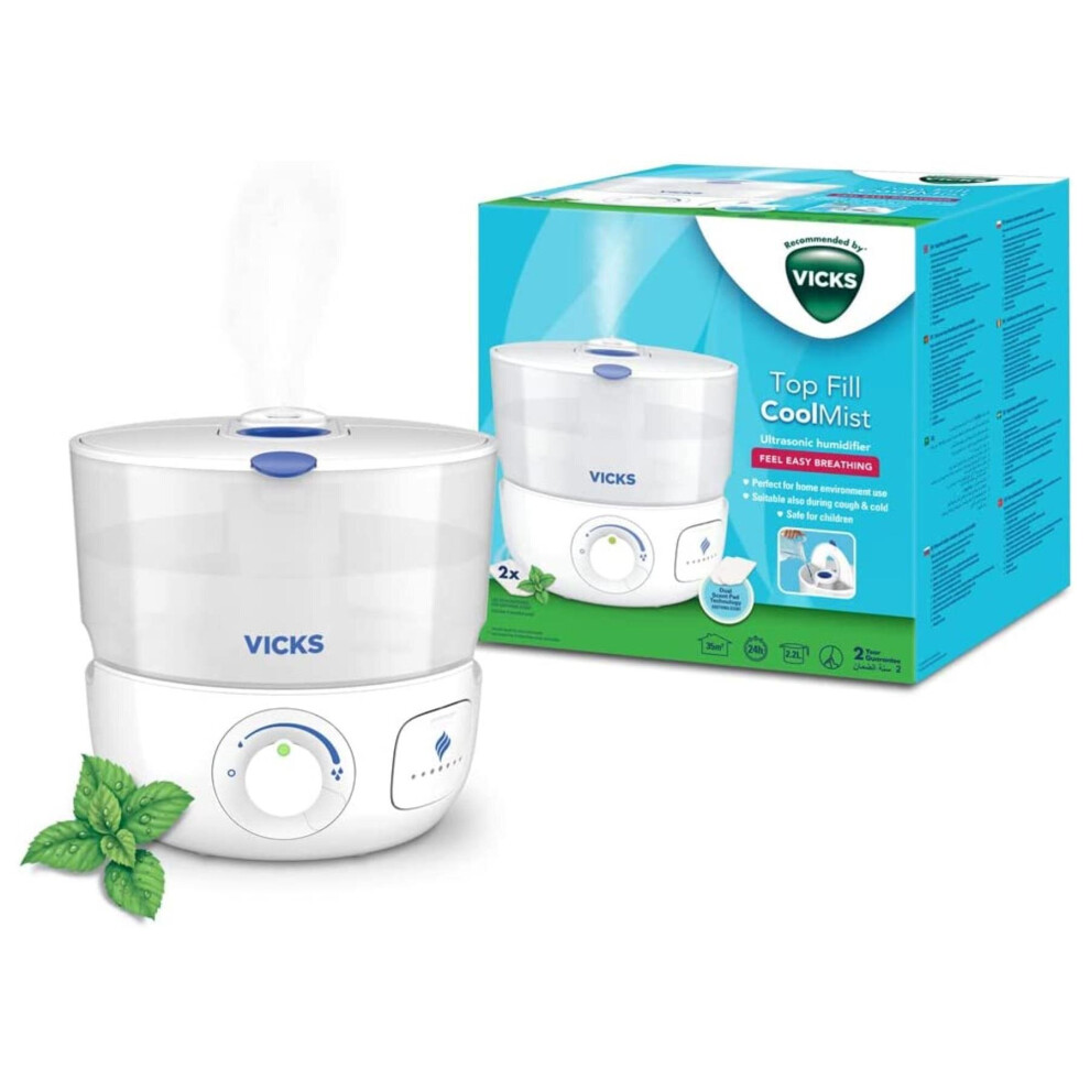 Vicks VUL585 Top Fill Cool Mist Ultrasonic Humidifier