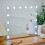 Living And Home Large Hollywood Dimmable 14 LED Light Makeup Mirror 1
