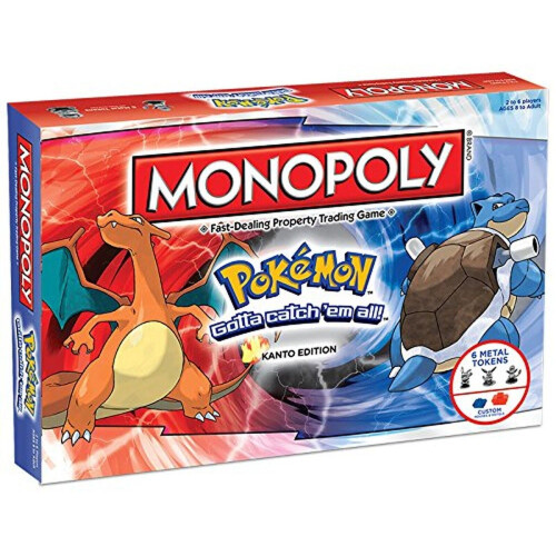 Monopoly Pokemon Monopoly Board Game Pikachu Bulbasaur 2